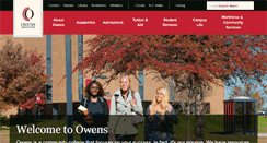 Desktop Screenshot of owens.edu